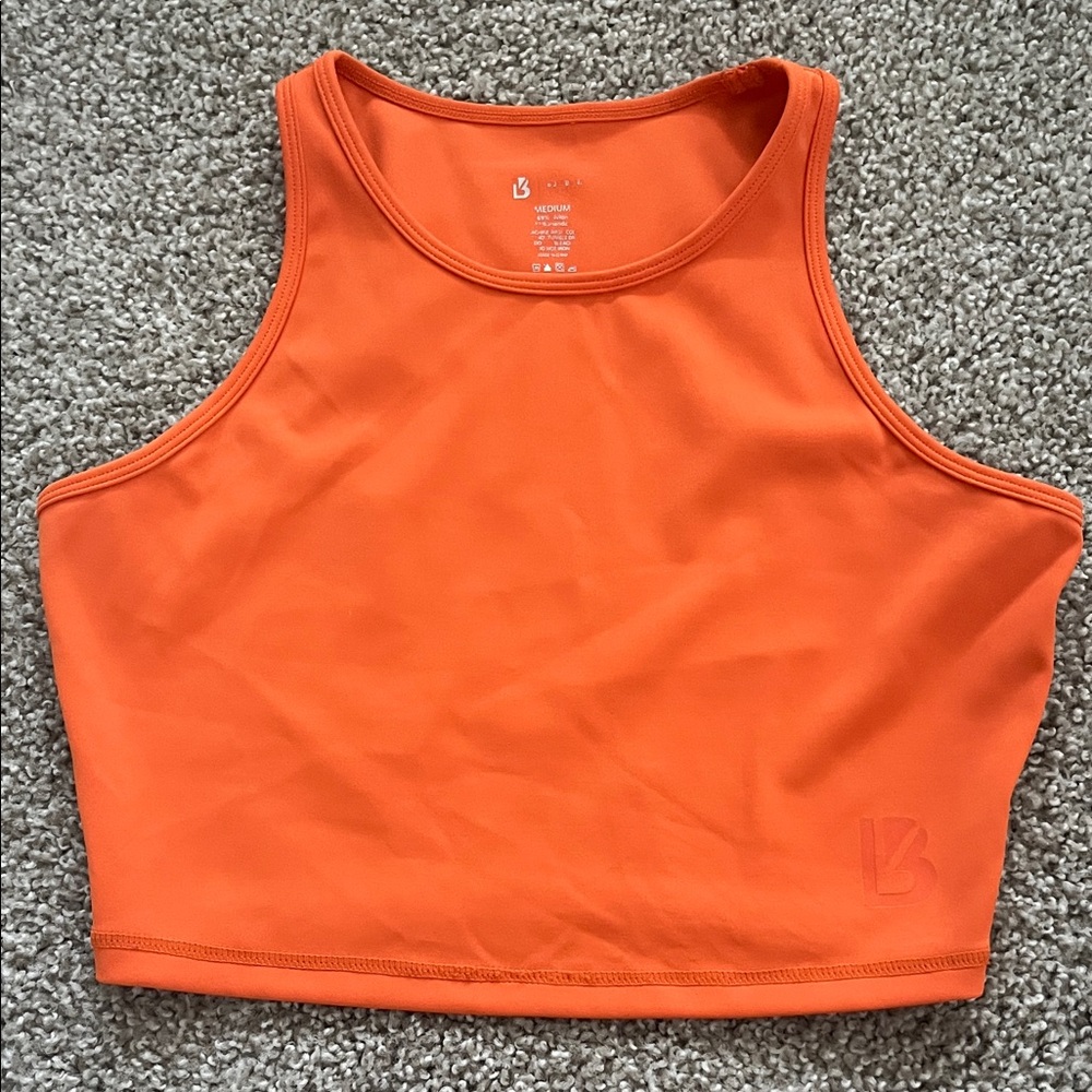 BuffBunny Orange Aurora Crop Top Size Medium